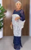 Yemisi Lace Side Slit Boubou Gown