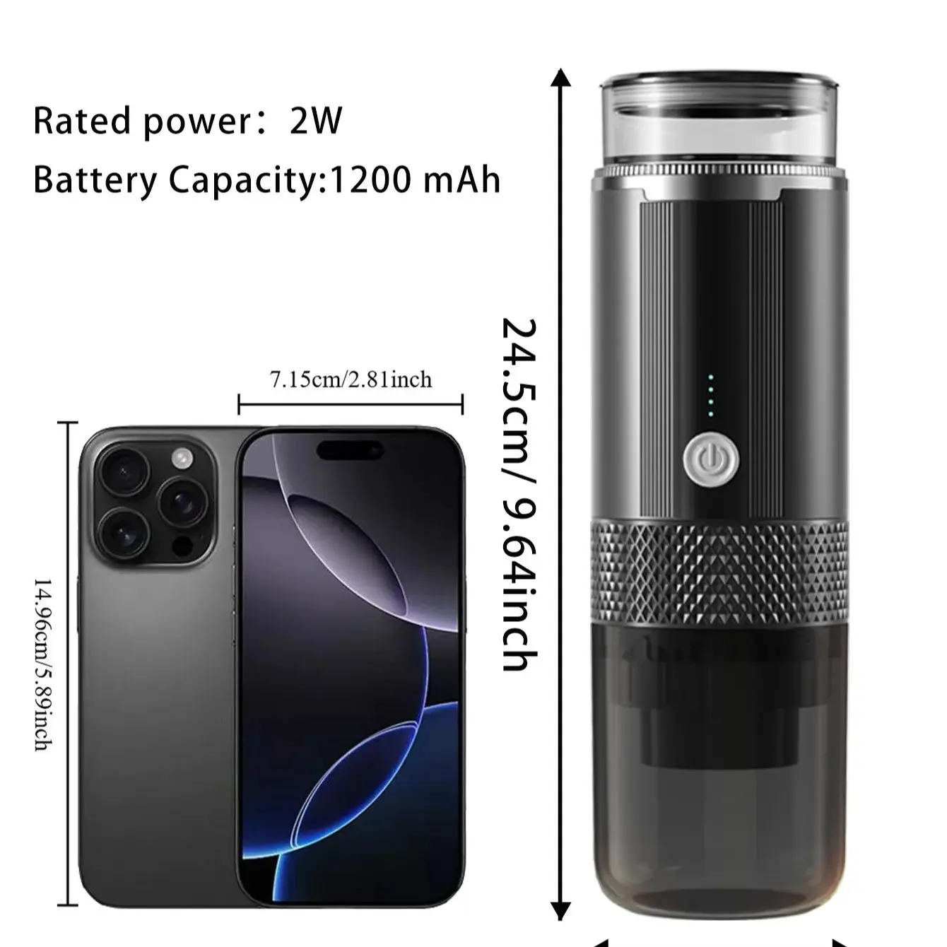 آلة قهوة متنقلة فاخرة ٢ في ١