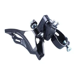 Universal 3-Speed Front Derailleur Gear Shift Lever Set (Black)