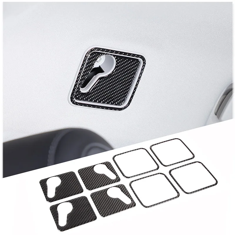 

For Ineos Grenadier 2020-2024 Soft Carbon Fiber Roof Hook Panel Decorative Car Interior Anti-Scratch Accessories