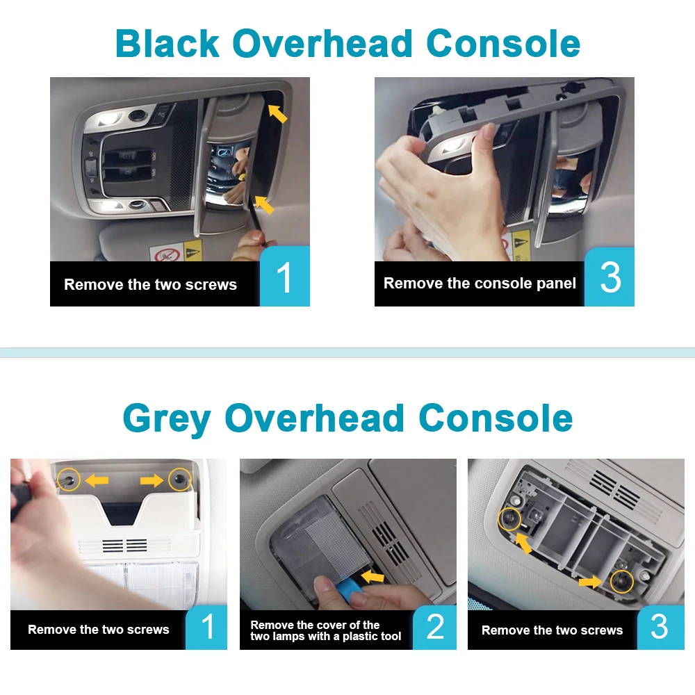 Universal Dash Cam for Honda Vehicle Models 2011-, ARB 4K Car DVR APP Control