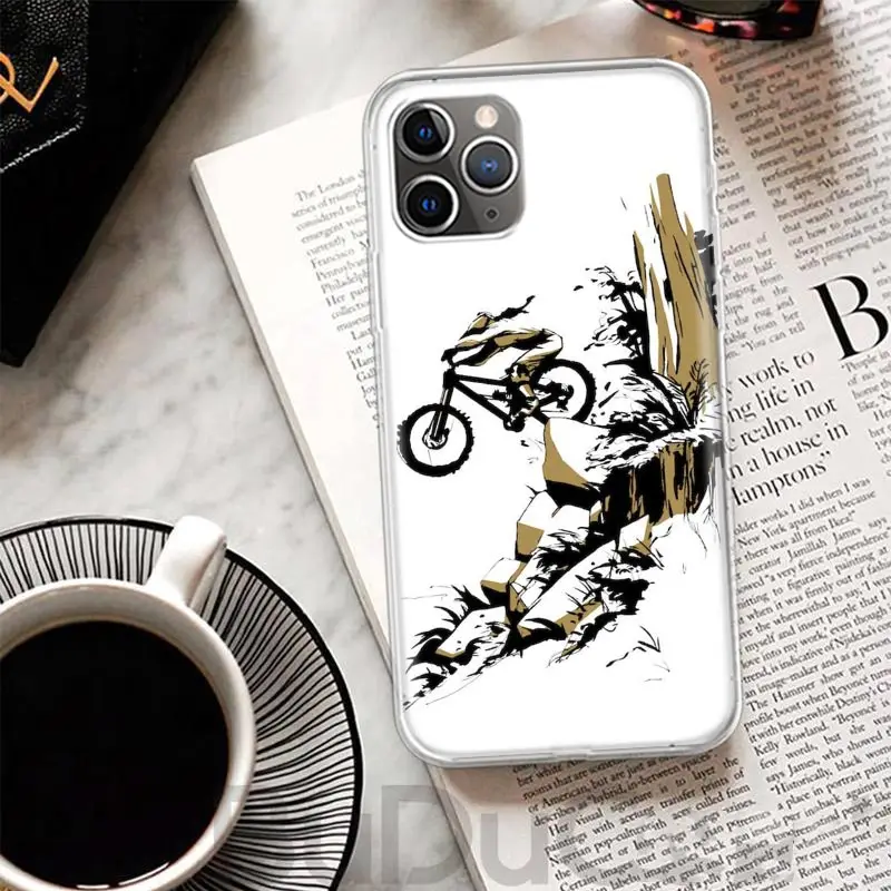 Premium Customized Mountain Bike Art Phone Case with Enhanced Protection