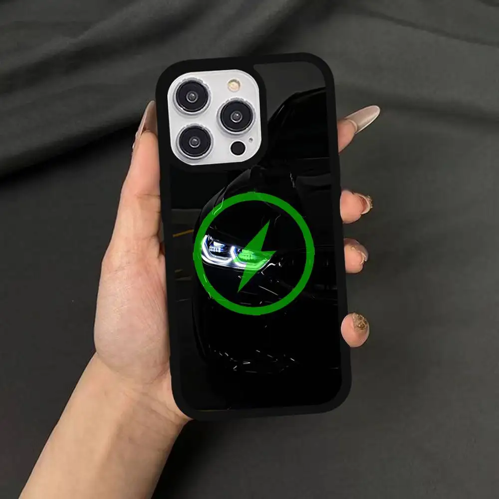 Vibrant Dual-Tone Magnetic Car Phone Case with Wireless Charging Capability