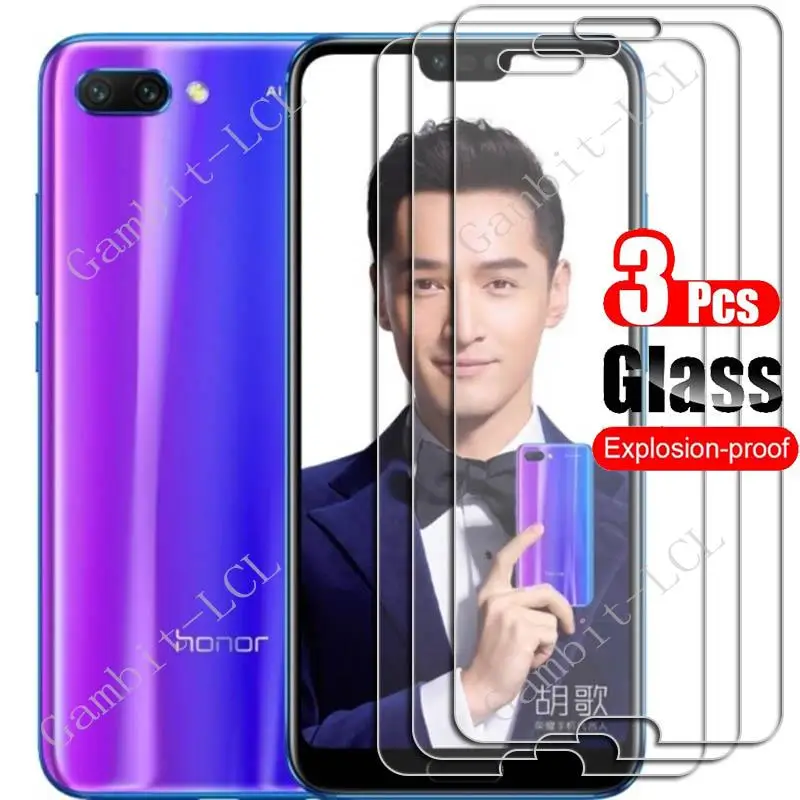 Закаленное стекло 9H для Honor 10, 1-3 шт., Защитная пленка для Honor10, искусственная фотография, 5,84 дюйма, Защитная крышка для экрана