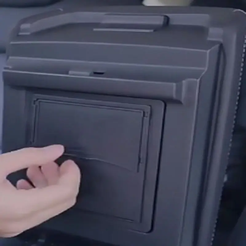 Suitable for Modely/3 Tesla Central Storage Box Water Cup Limiter Privacy Box Rear Central Storage Flocking