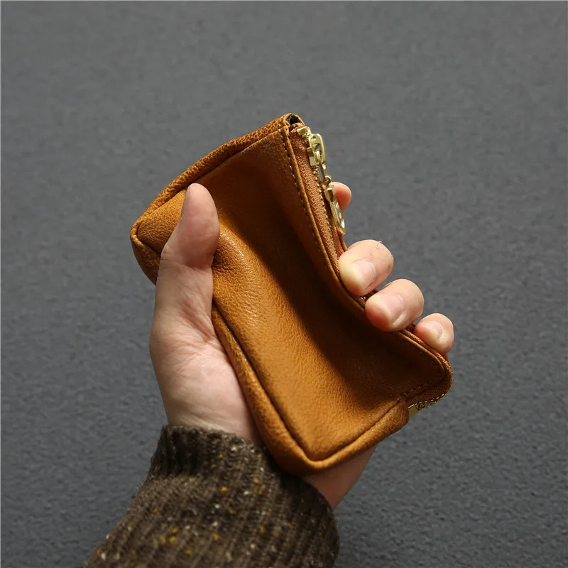 Genuine Leather Wallet For Men Women Original Cowhide Vintage