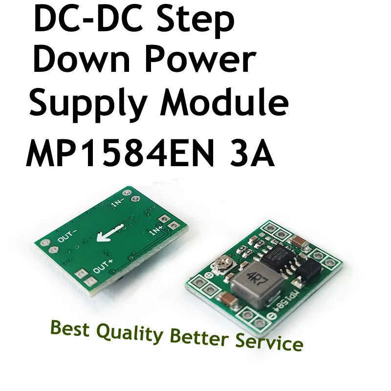 

5PCS Ultra-Small Size DC-DC Step Down Power Supply Module MP1584EN 3A Adjustable Buck Converter for Arduino Replace LM2596