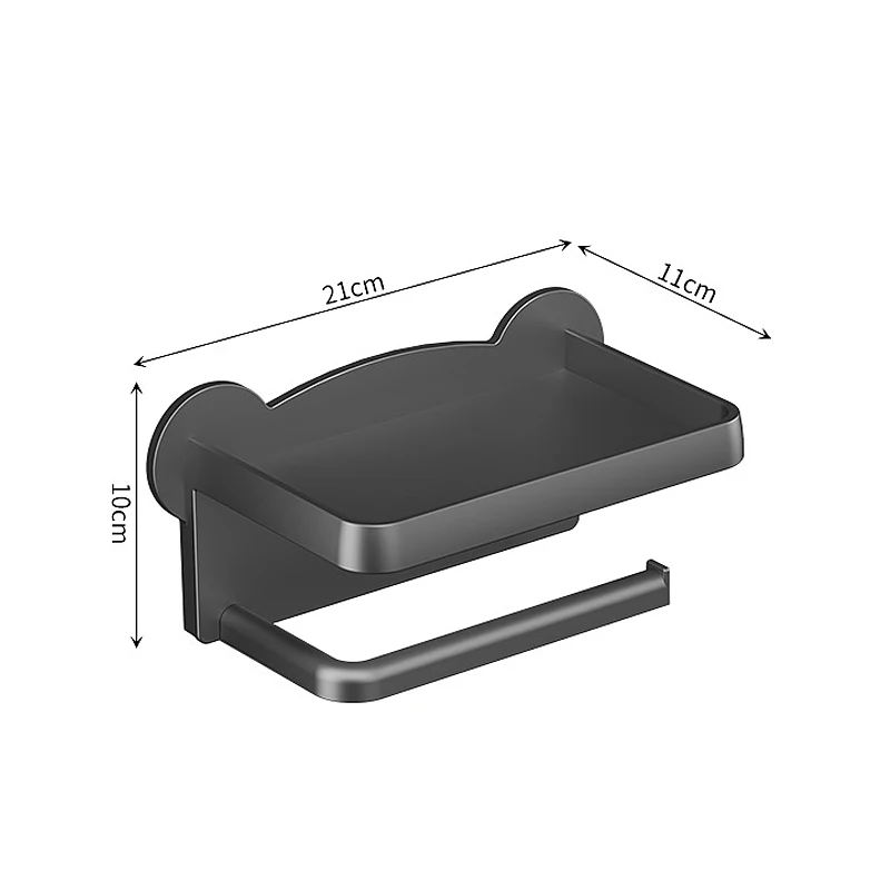 Bathroom Paper Towel Holder Without Punching Paper Towel Holder Storage 6