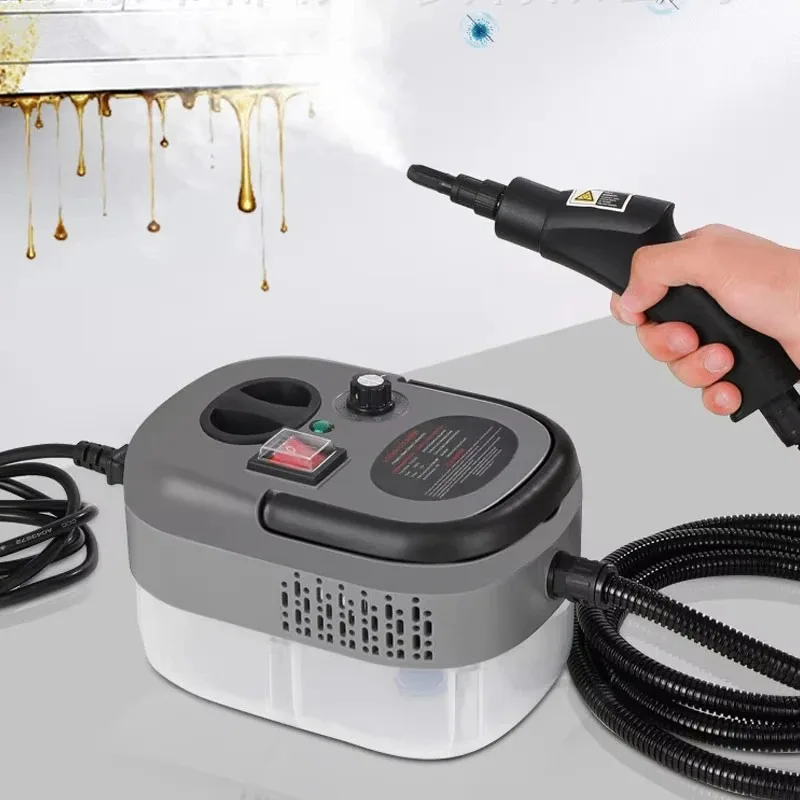220V EU Plug High-Temperature Steam Cleaner for Home Car Deep Cleaning Kitchen Hood & Air Con Sterilization Appliance