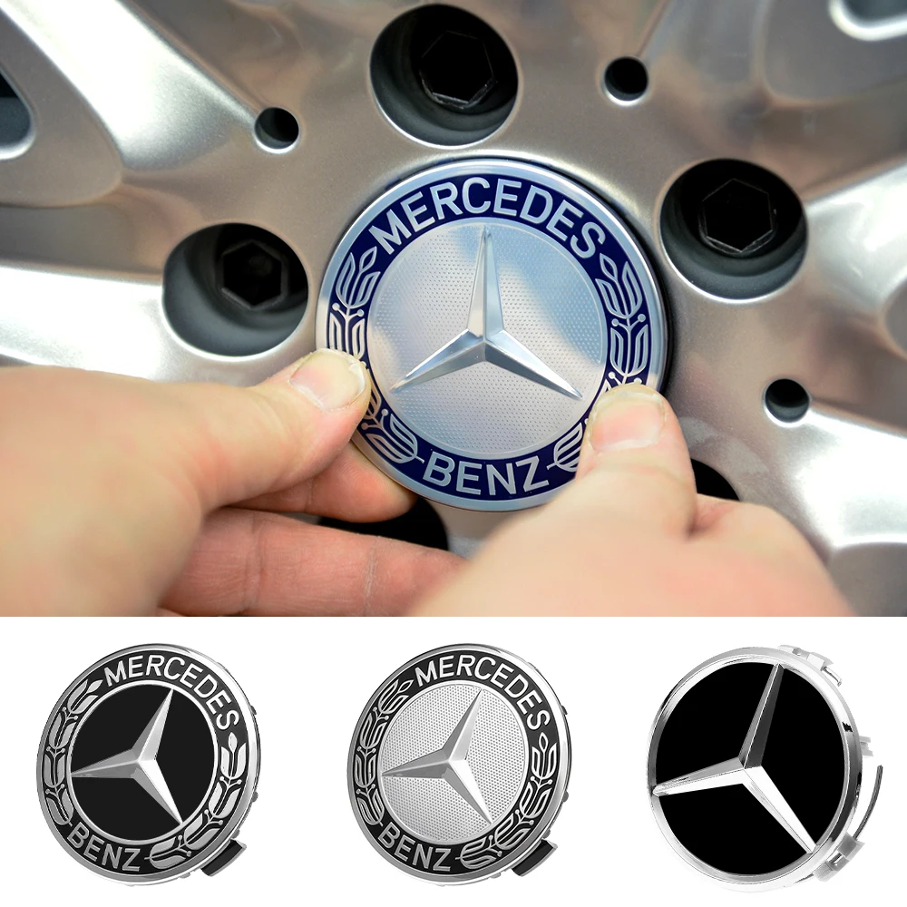 4 шт., крышки для Mercedes Benz W205 W204 W212 W211 W203 A/B/C/E/S Class C200L GLC GLK аксессуары