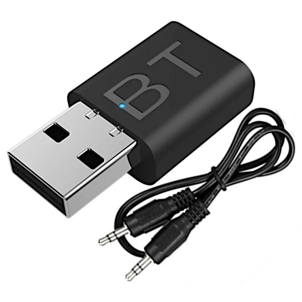 

Приемник-передатчик USB Bluetooth 5,0 5,0 + адаптер передачи/приема EDR два в одном Bluetooth 5,0 адаптер USB 3,5 мм AUX адаптер для автомобильного телевизора
