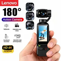 Lenovo HD 4K Action Camera 180° Rotatable For Vlog YouTube Tiktok Girls Record Life Video Recording Entry Portable Action Cam 1