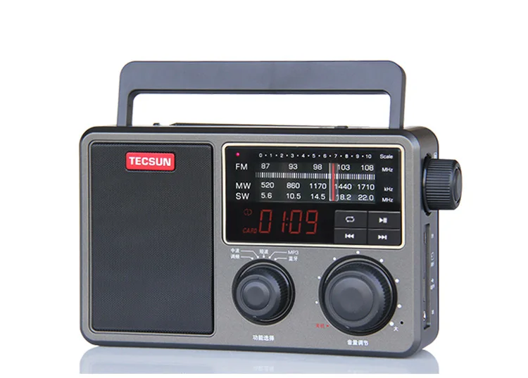 

Tecsun RP307 Portable Radio FM/MW/SW radio Bluetooth Speaker FM SW MW Radio USB TF SD card MP3 Player