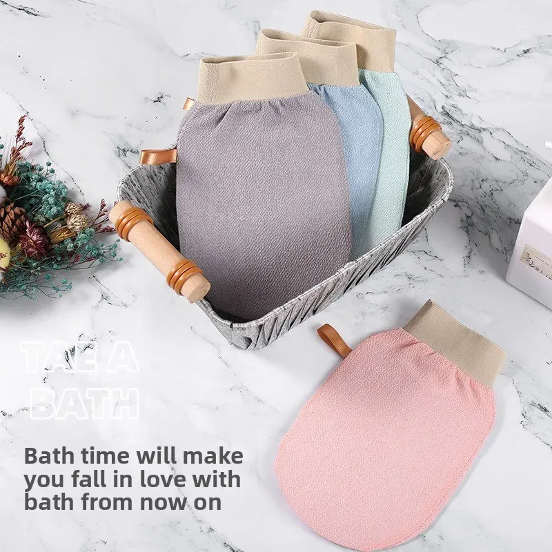 Bath Peeling SPA Exfoliating Shower Brush Body Cleaning Scrub Mitt Rub Dead Skin Gloves Shower Towel Foam Body Massage banheiro