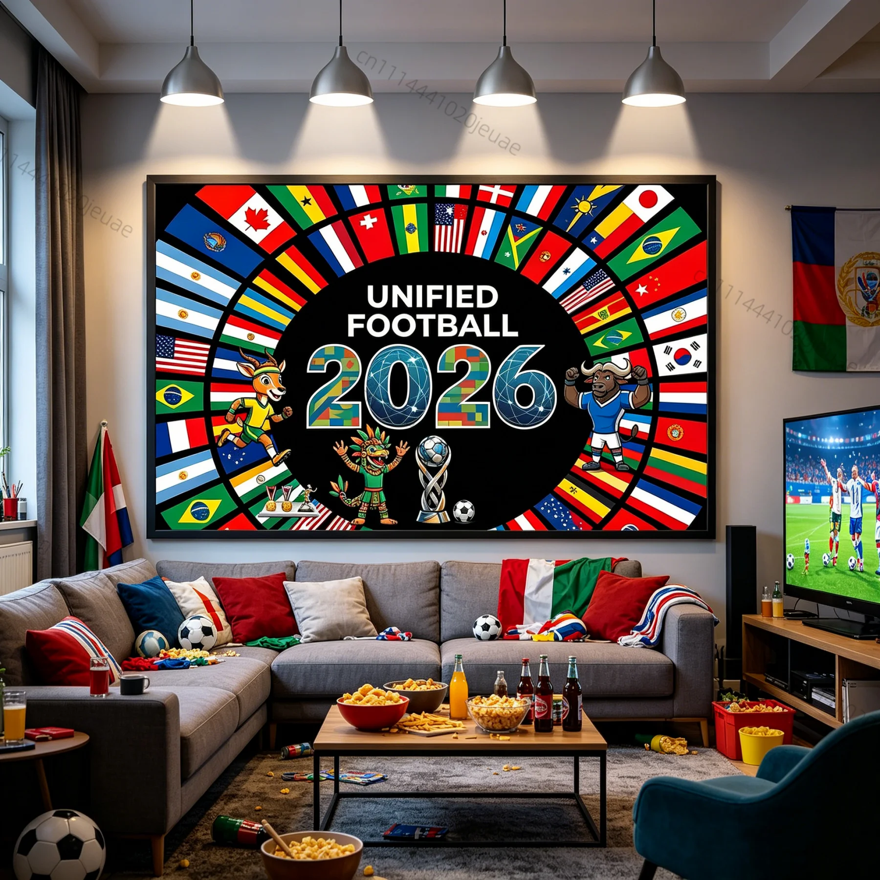 unique wall tapestries soccer cup 2026 flags tapestry world football event background cloth decor sport fans party banners decor Unique Wall Tapestries Soccer Cup 2026 Flags Tapestry World Football Event Background Cloth Decor Sport Fans Party Banners Decor 3