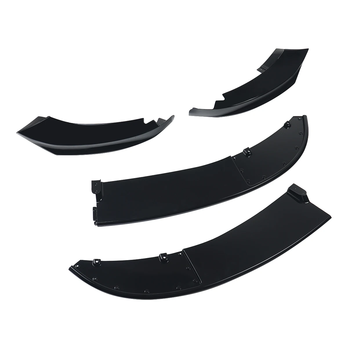 Glossy Black Front Bumper Lip Splitter For 2014-2020BMW F32 F33 F36 4 Series M Sport Front Lip Spoilers Auto Body Kit Magickit
