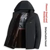 High-End Men's Gold Mink Parka Jaet Dad Clothes Middle-Aged And ly Outerwear Windproof Cotton Coat Men