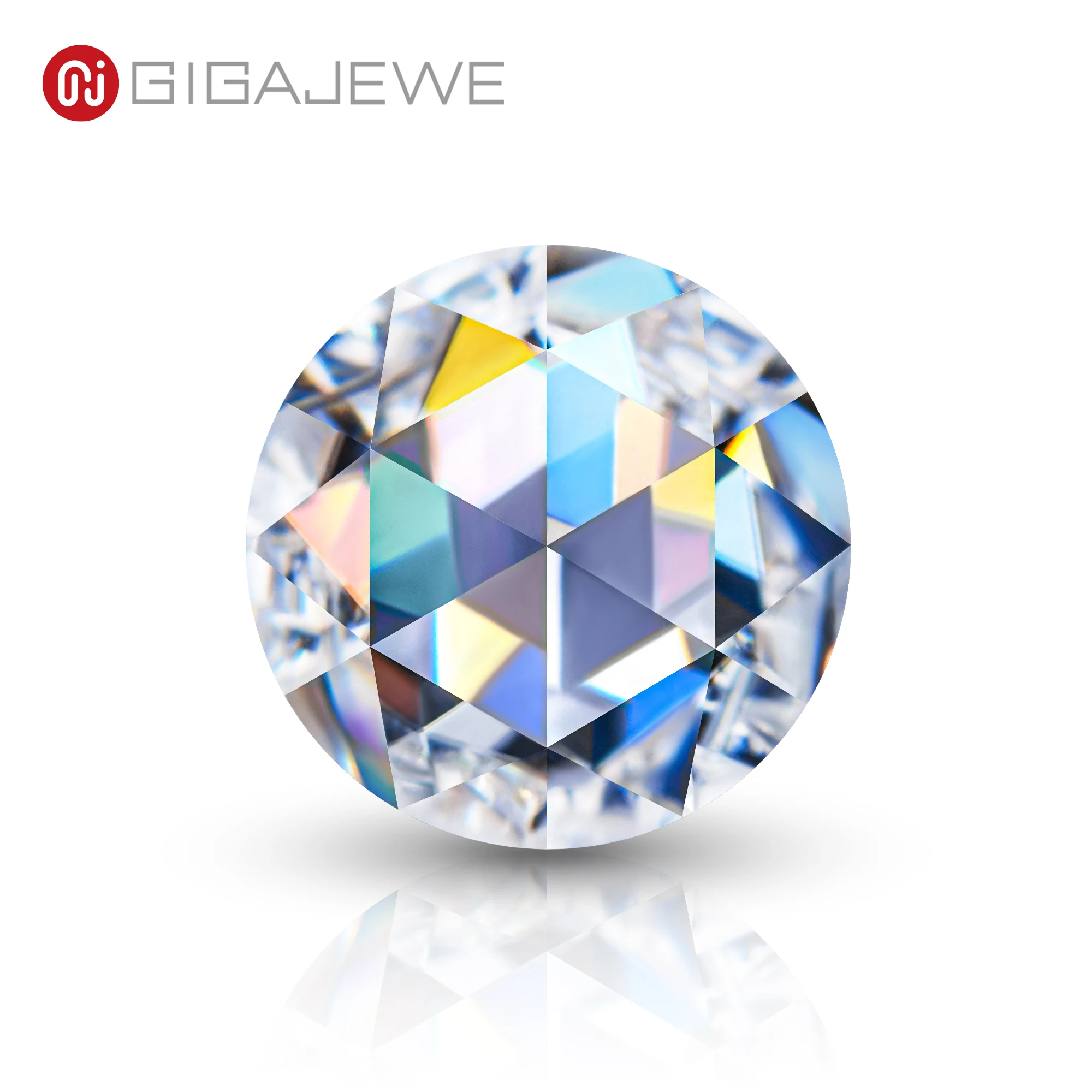 

GIGAJEWE Moissanite ручная резка розы Белый D Цвет VVS1 Премиум драгоценные Камни Свободный Алмазный тест прошел драгоценный камень для изготовления ювелирных изделий