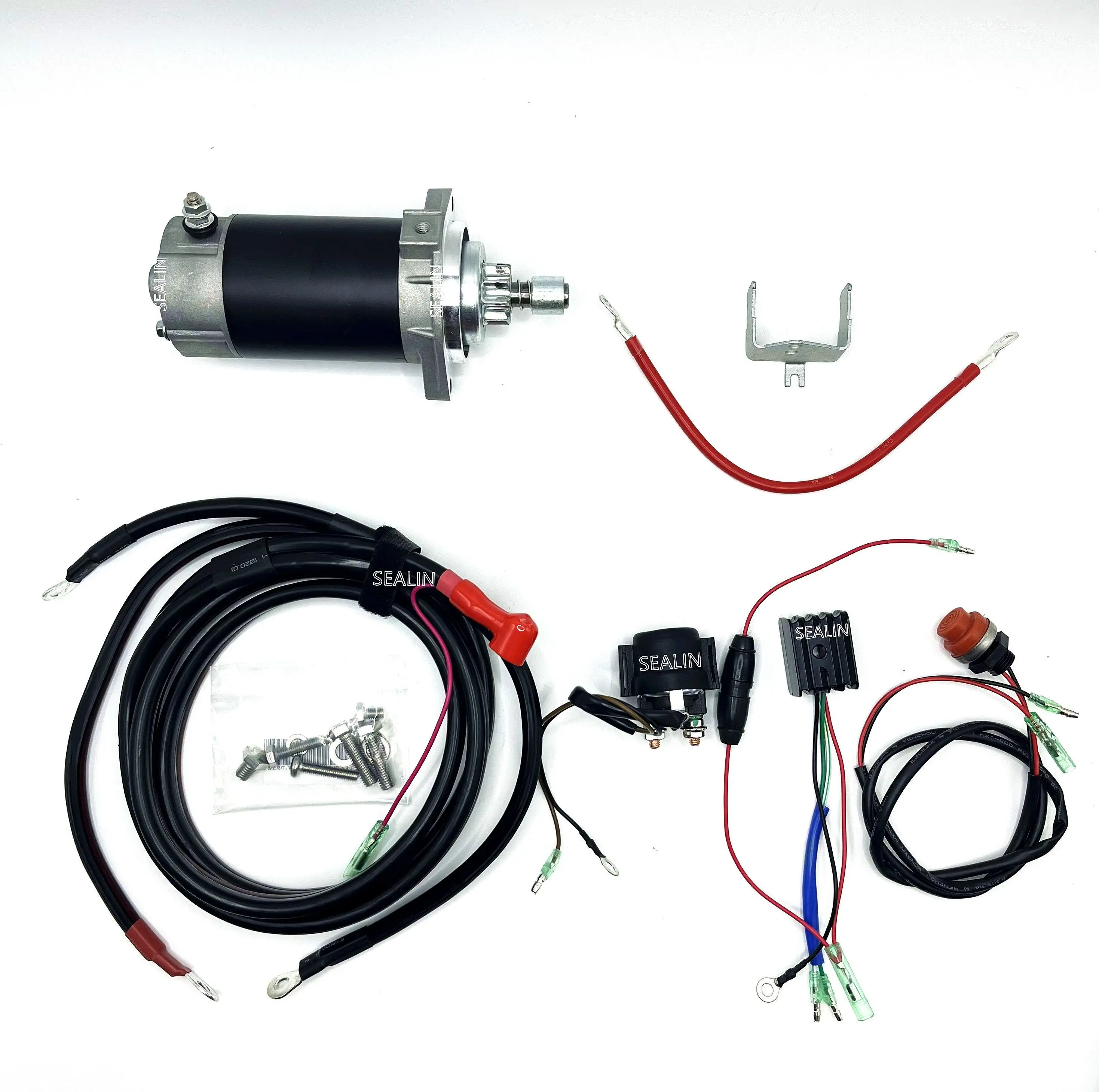 ELECTRIC START KIT FOR MERCURY TOHATSU 15 HP 30 HP 4 STROKE OUTBOARD
