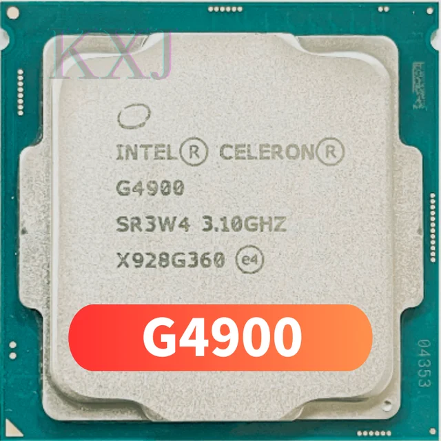 インテルceleron G4900 3.1デュアルコアデュアルスレッド54ワットのcpuプロセッサlga 1151