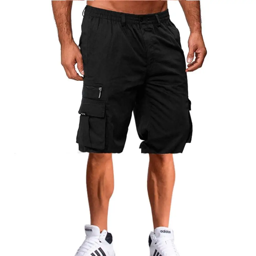 Outdoor Waterproof Wear-Resistant Cargo Shorts Quick Dry Multi-pocket Plus Size Hiking Pants Mens Urban Military Tactical Shorts