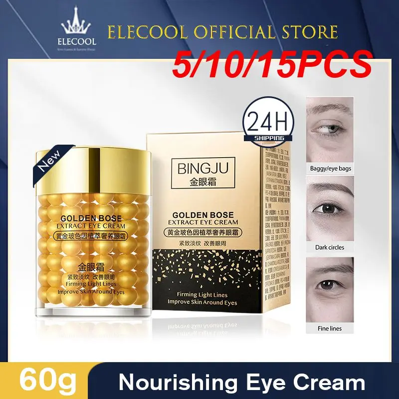 

5/10/15PCS 30ml Plant Extract Gold Eye Cream Moisturizing Anti Puffiness Anti Wrinkle Remove Dark Circle Anti-Aging Women Eye