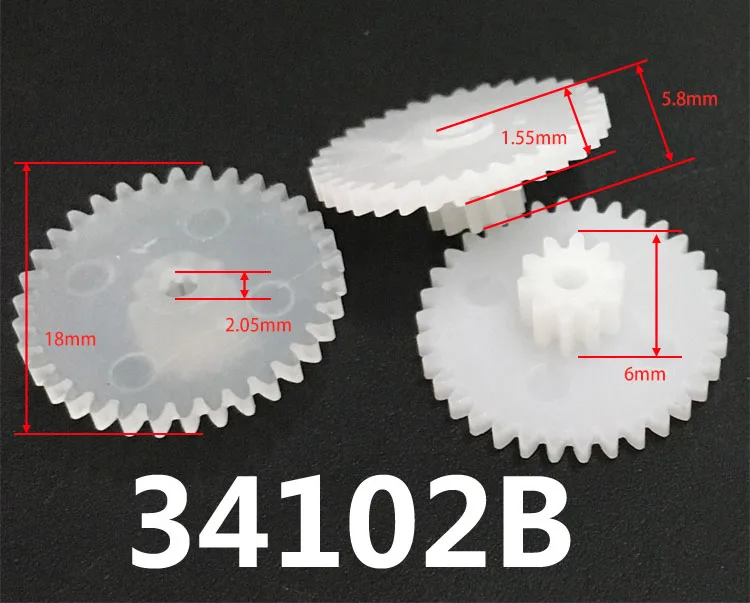 10X 3mm Bore Hole 24 Teeth 24T Module 0.5 Motor Metal Gear Wheel with Top Screws 