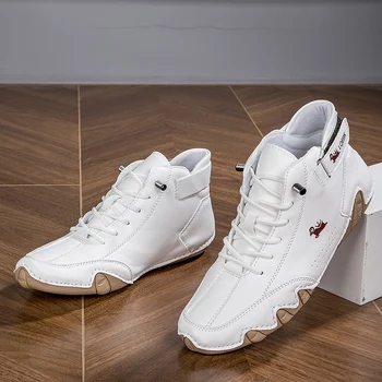 أحذية ركوب الدراجات للرجال بتصميم ريترو، عصرية ومتعددة الاستخدامات ومريحة ومسامية وغير قابلة للانزلاق، أحذية مسطحة للمشي في الحديقة في الهواء الطلق 2