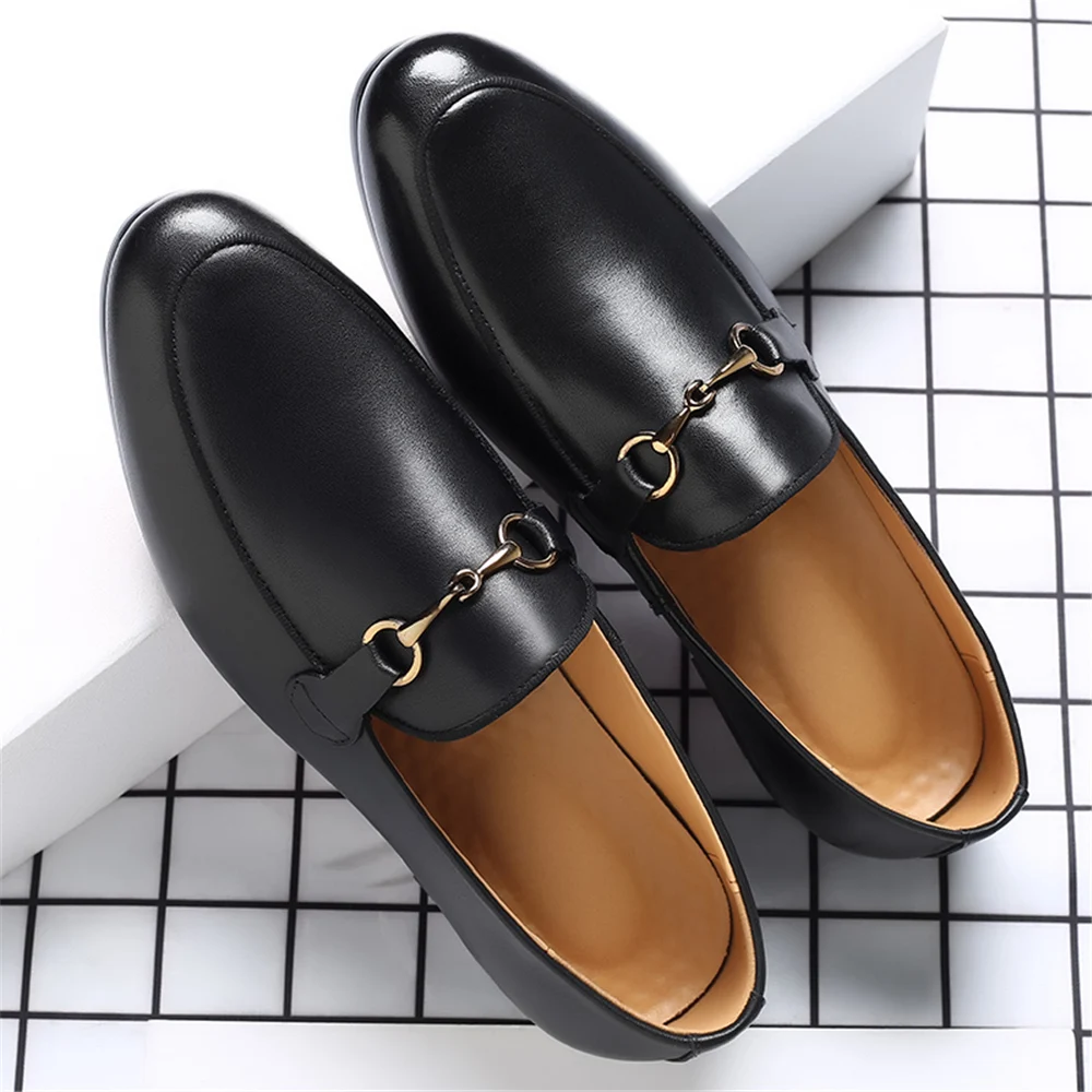 

Man Leather Shoes Comfortable Mocassin Man Wedding Shoes Men Loafers Dress Shoes