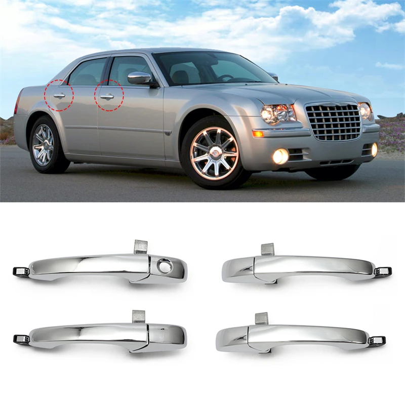 Door Outer Handle Car Front Rear Door Handle For 2005-2010 Chrysler 300C Accessories Dodge Magnum 2005-2008 Replace 5065800AE AG