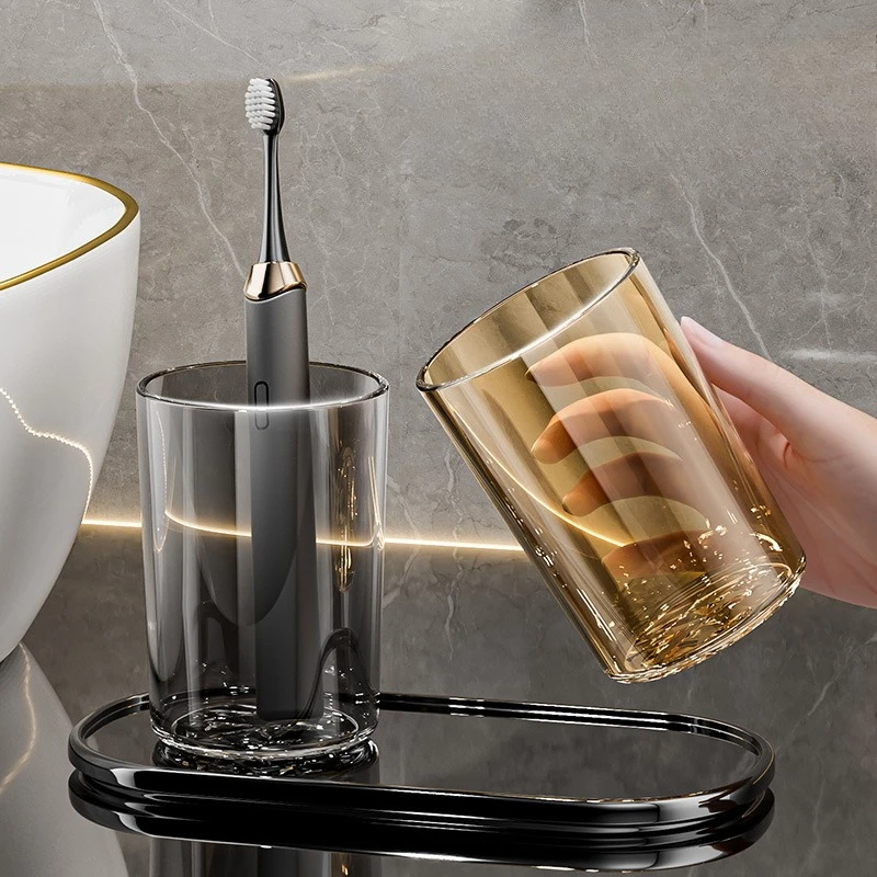 Mouthwash Transparent Toothbrush Household, Hotel And Guesthouse Style, Wash Cup, Drinking Cup_voghion.com