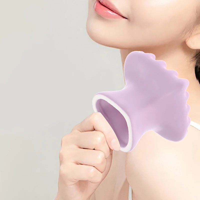 

Фиолетовый трехмерный Love Gua Sha для фотографического инструмента керамическая доска Guasha для рельефного массажа