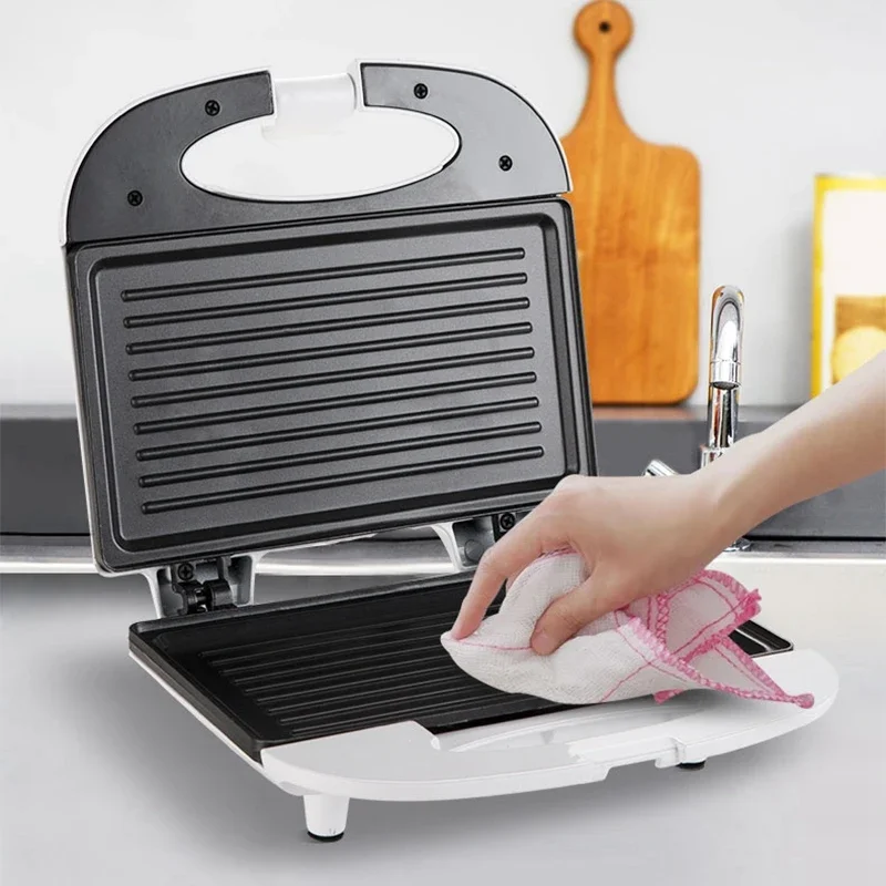 Electric Mini Sandwich Maker Grill Panini Breakfast Machine Barbecue Steak Frying Oven US Plug 5