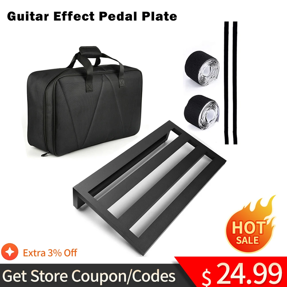 Electric Guitar Pedalboard Guitar Effect Pedal Board Aluminum Alloy