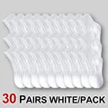 30 Pairs White