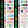 12 Layer Eye Nail Body Art Sequins Glow Chunky Glitter Loose Glitter with Gel for Christmas Halloween Makeup 1