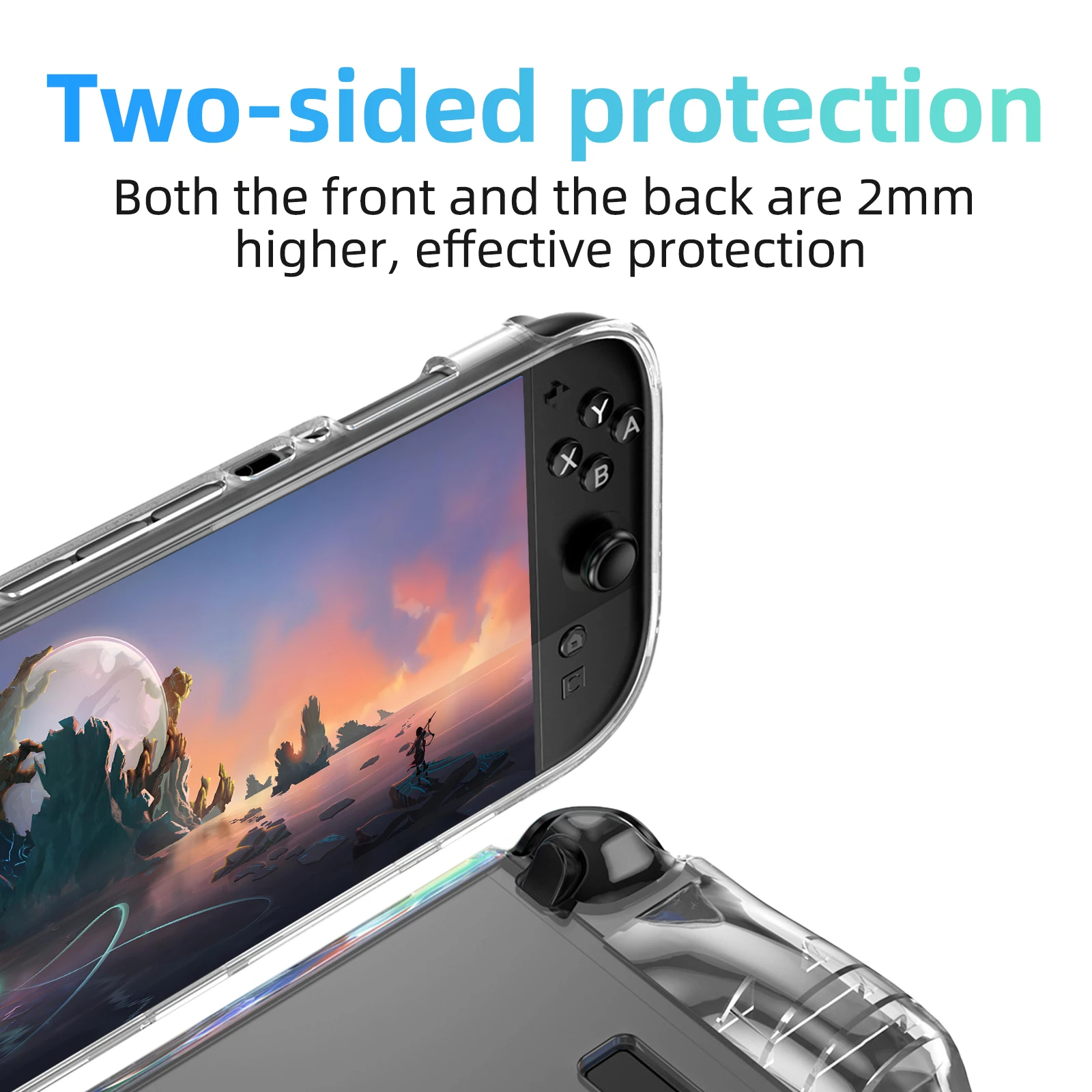 Clear TPU Scratch-Resistant Shockproof Protective Case