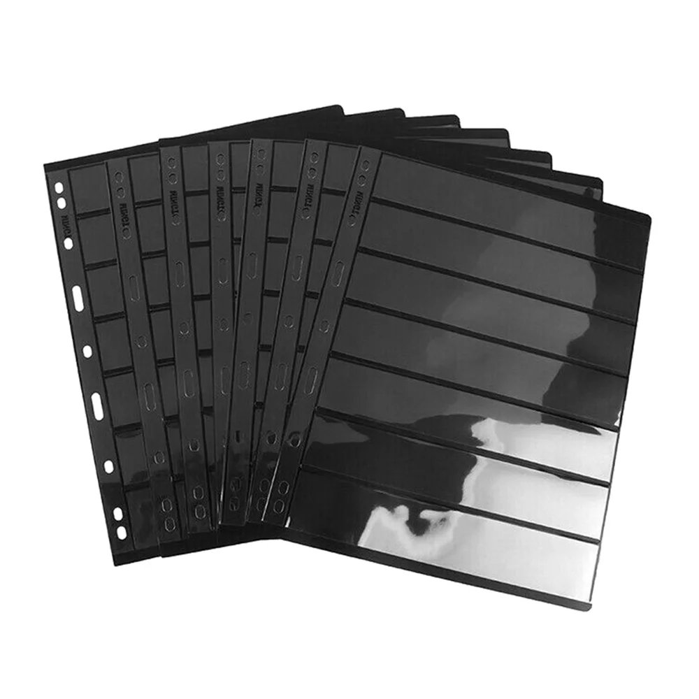 Stamp Pages Collector Stamp Album Page Pages Album Binder 9 Hole Binder Sleeves Collectors