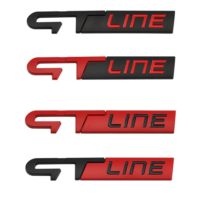 Car Metal GT RS Line Badge Emblem Decals Sticker For Renault Logan Clio Megane 2 3 4 Captur Koleos Espace Twingo Duster Kadjar car badge sticker
