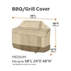 600D Oxford Cloth Barbeque Cover Waterproof Rain Protective Weber Heavy Duty Grill Cover Outdoor UV Resistant BBQ Grill Cover 3