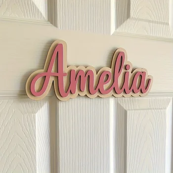 Custom Wooden Name Sign 5
