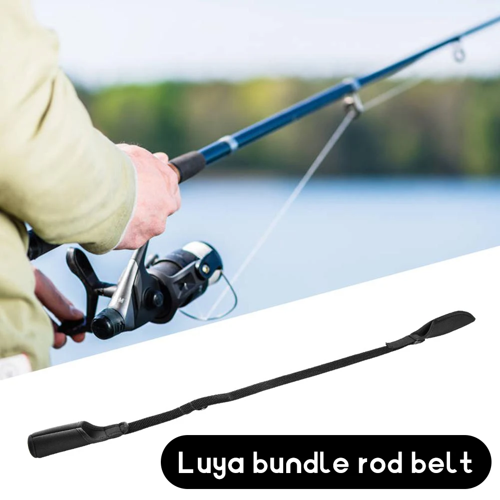 Fishing Rod Tie Pole Tip Cover Strap Fastener Sleeves Fishing Rod Strapping Wrap Pole Protector Outdoor Accessories