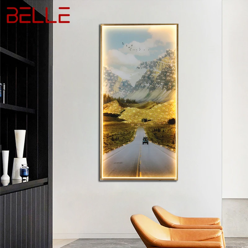 

BELLE Wall Lamps Boat Figure Modern LED Sconces Rectangle Mural Light Creative Home For Aisle
