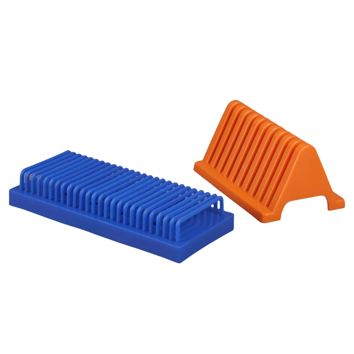 1Pc Glass Slide Drain Rack Electrophoresis Gel Glass Plate Drying Holder Biological Pathology Microscope Bio Slice Slot Holder glass slide drain rack