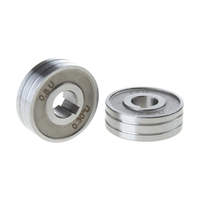 Welding Feeder Roll V nurl 0.6mm 0.8mm 1.0mm Size 30x10x10mm for Steel Aluminum Cord Wire Mig Wire Feeder