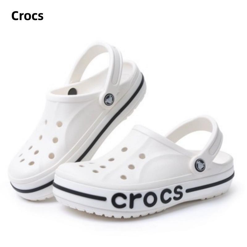 Original Crocs Casual Sandals Unisex Closed-Toe Slip-Ons Outdoor Men's Breathable Beach Shoes Casual couple sandals