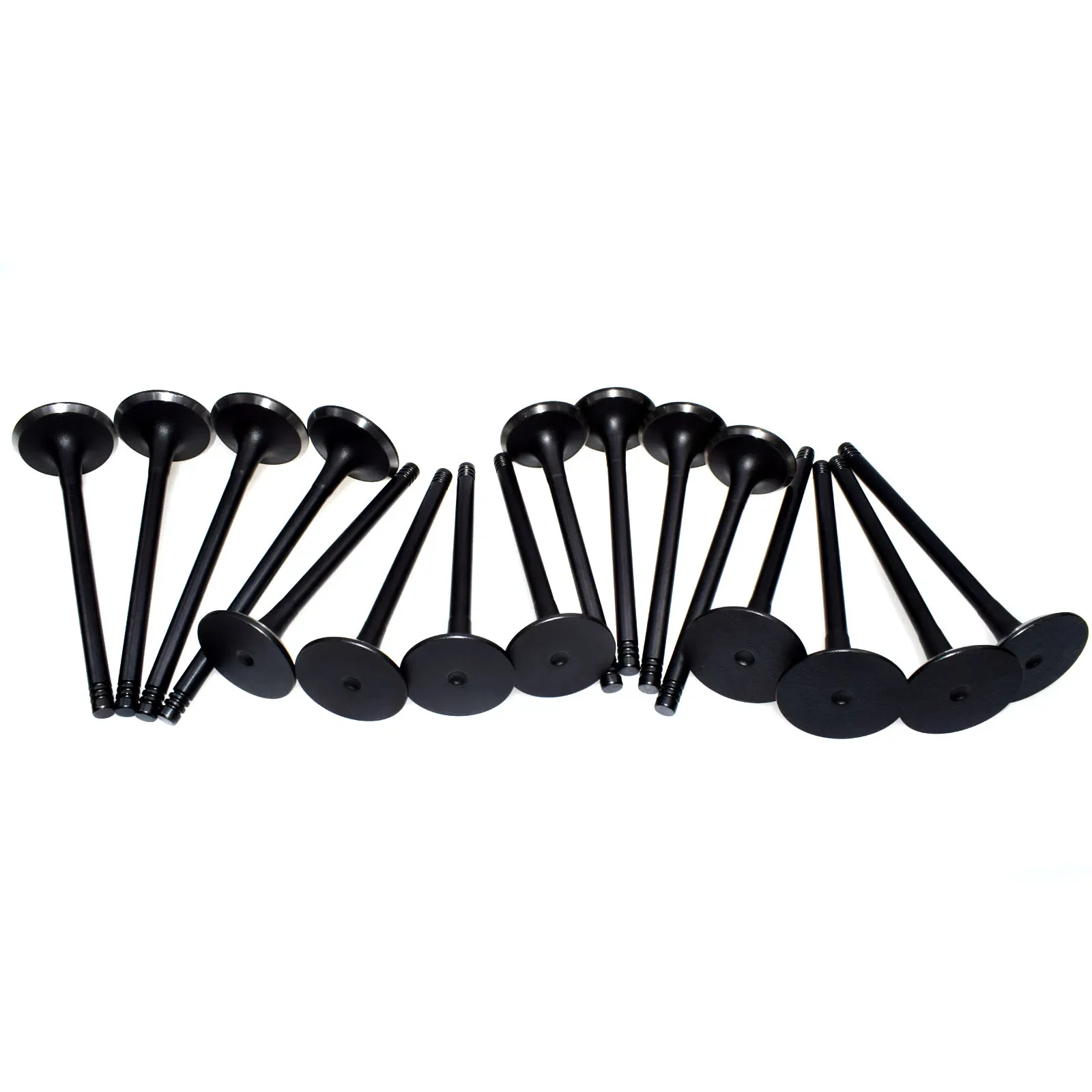 WOLFIGO 8 Intake & 8 Exhaust Valve for Chevrolet Optra Daewoo Leganza Suzuki Forenza Reno Isuzu Amigo Rodeo 90412277 90410813