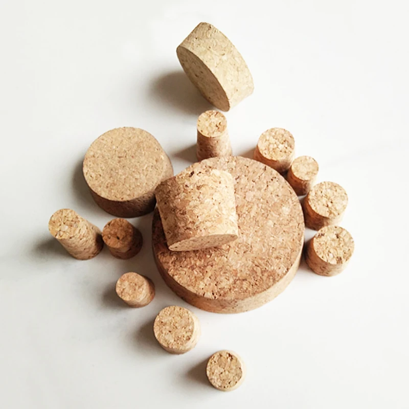 

100pcs Custom cork, stick, red wine cork, Baijiu cork, bottle cork, taper cork, porcelain bottle cork, tea cap, wood cork