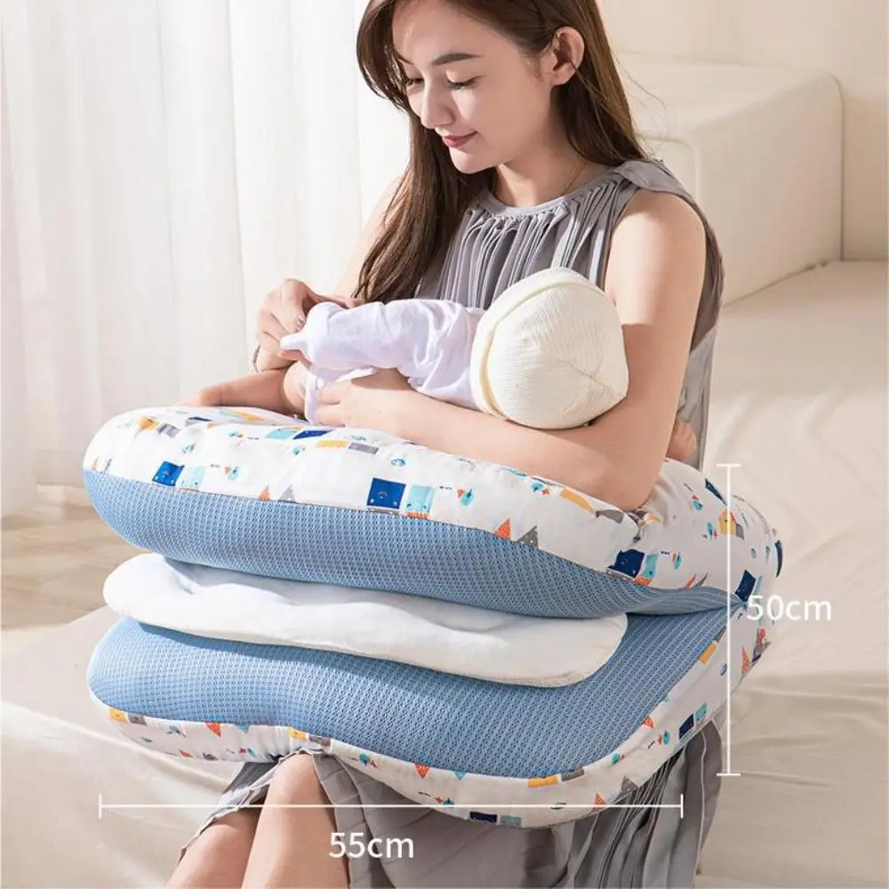 Maternity Pillow For Pregnant Women Detachable Newborn Baby Anti Spit Milk Sleep Cushion Pad Infant Nursing Breastfeeding Pillow