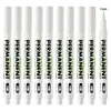 5/10pcs/Set White Marker Pen Graffiti Pens Waterproof Permanent Tire Painting Notebook Tyre Tread Oily Environmental Pen 3